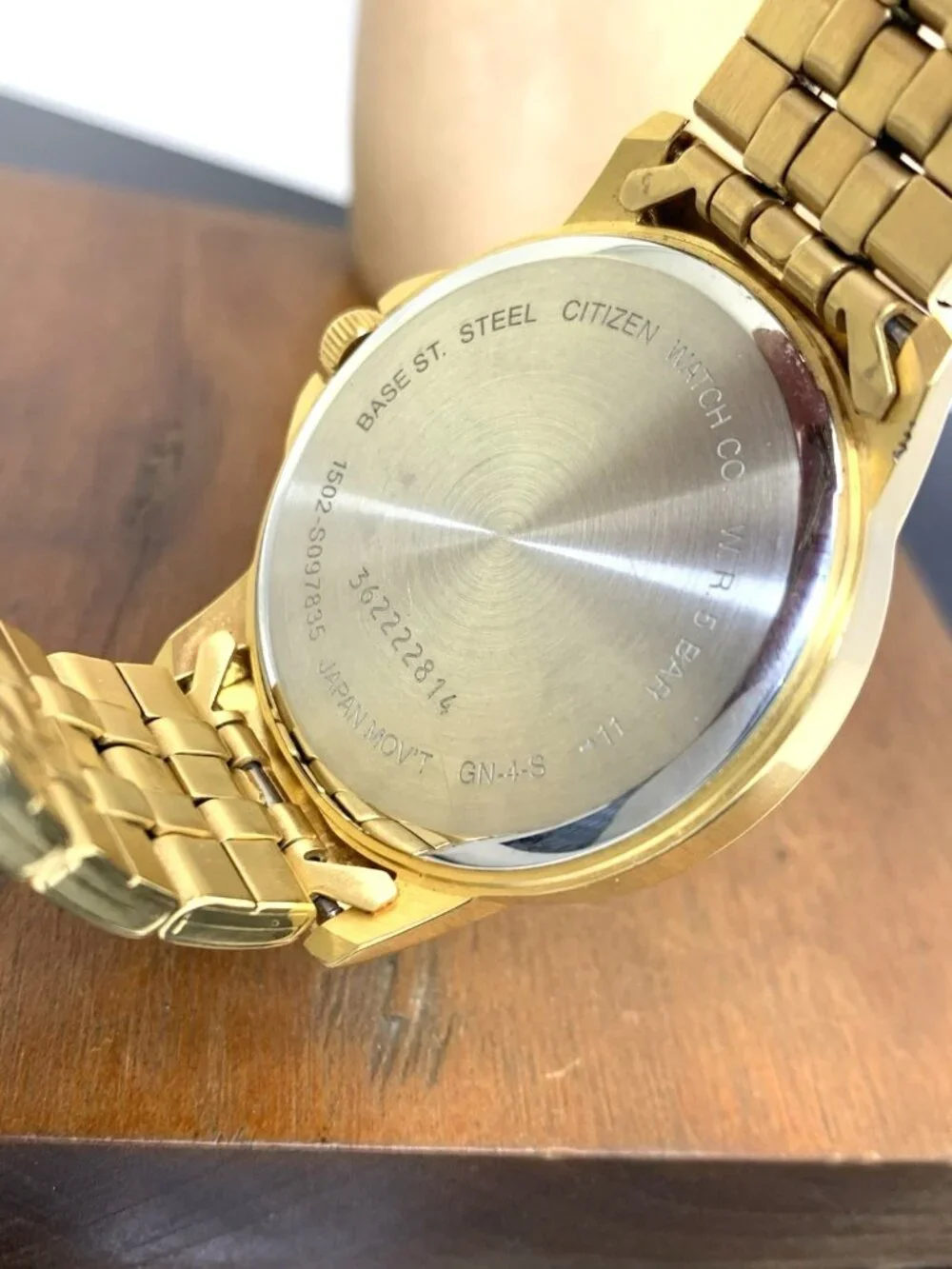 Citizen Men's Watch BF2013-56P Quartz Gold Dial Day Date 41mm Stainless Steel